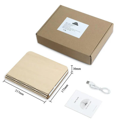 Compact LED Reading Lamp with Flexible Arm