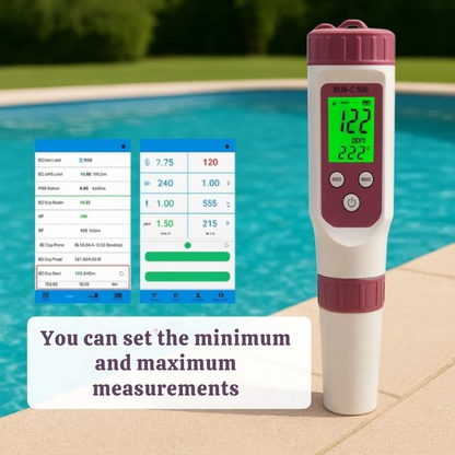 Accurate Pool Water Tester for pH and Chlorine Levels