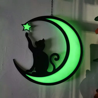 Cute Cat Acrylic Pendant Necklace