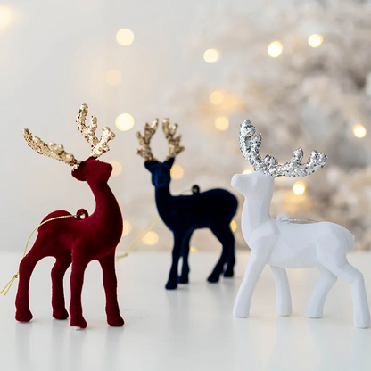 Shiny Reindeer Christmas Ornament