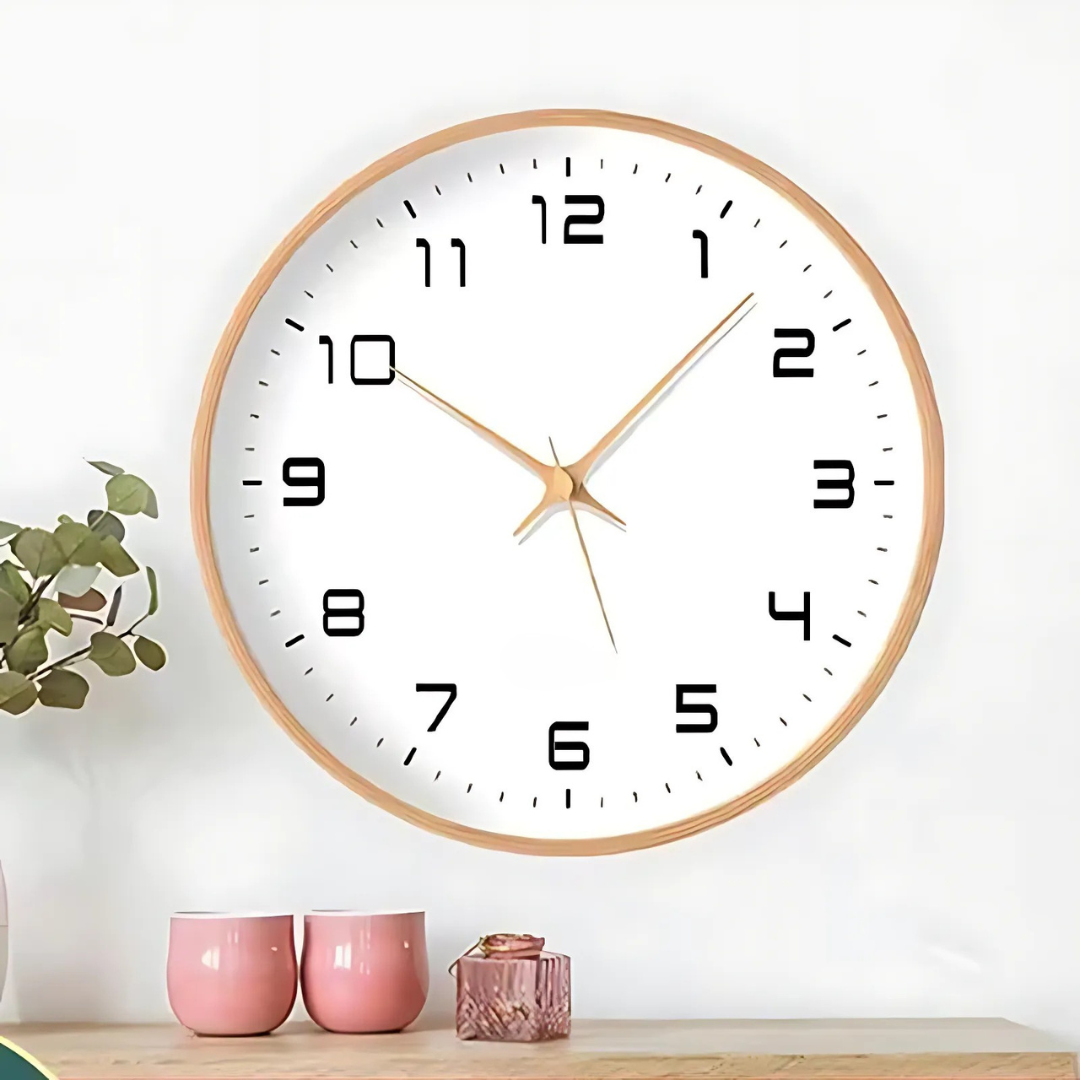 Rustic Wood Home Wall Clock
