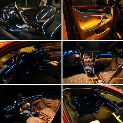 Colorful 5 in 1 RGB Car Interior LED Light Kit