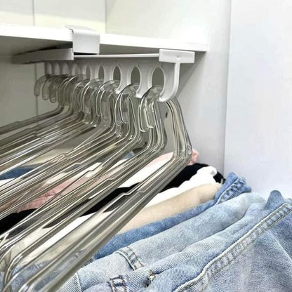 Space Saving Slide Out Clothing Rack