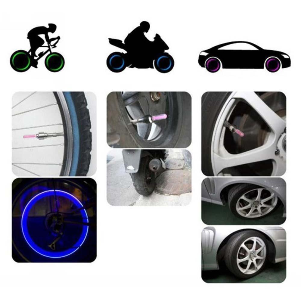 Bright LED Tire Valve Caps (2 Pack)