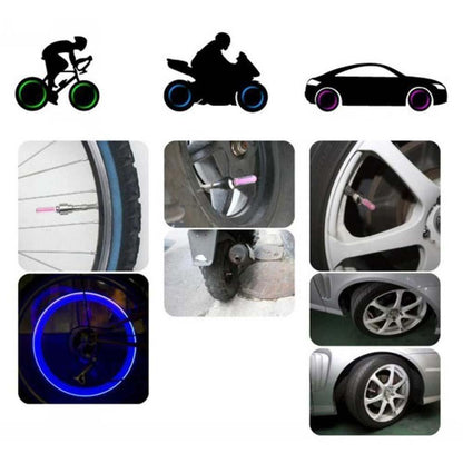 Bright LED Tire Valve Caps (2 Pack)