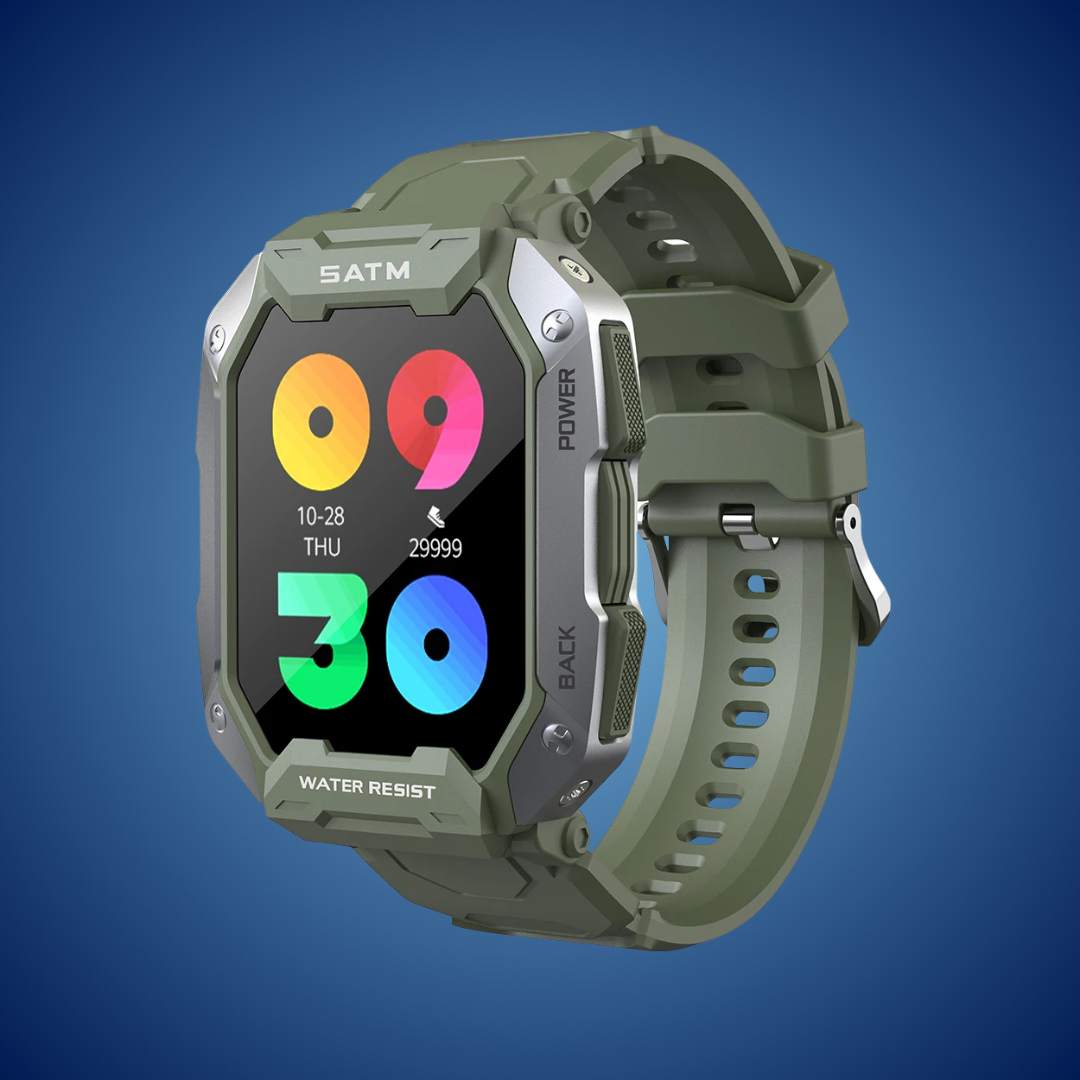 Rugged Outdoor Smartwatch with GPS Fitness Tracking