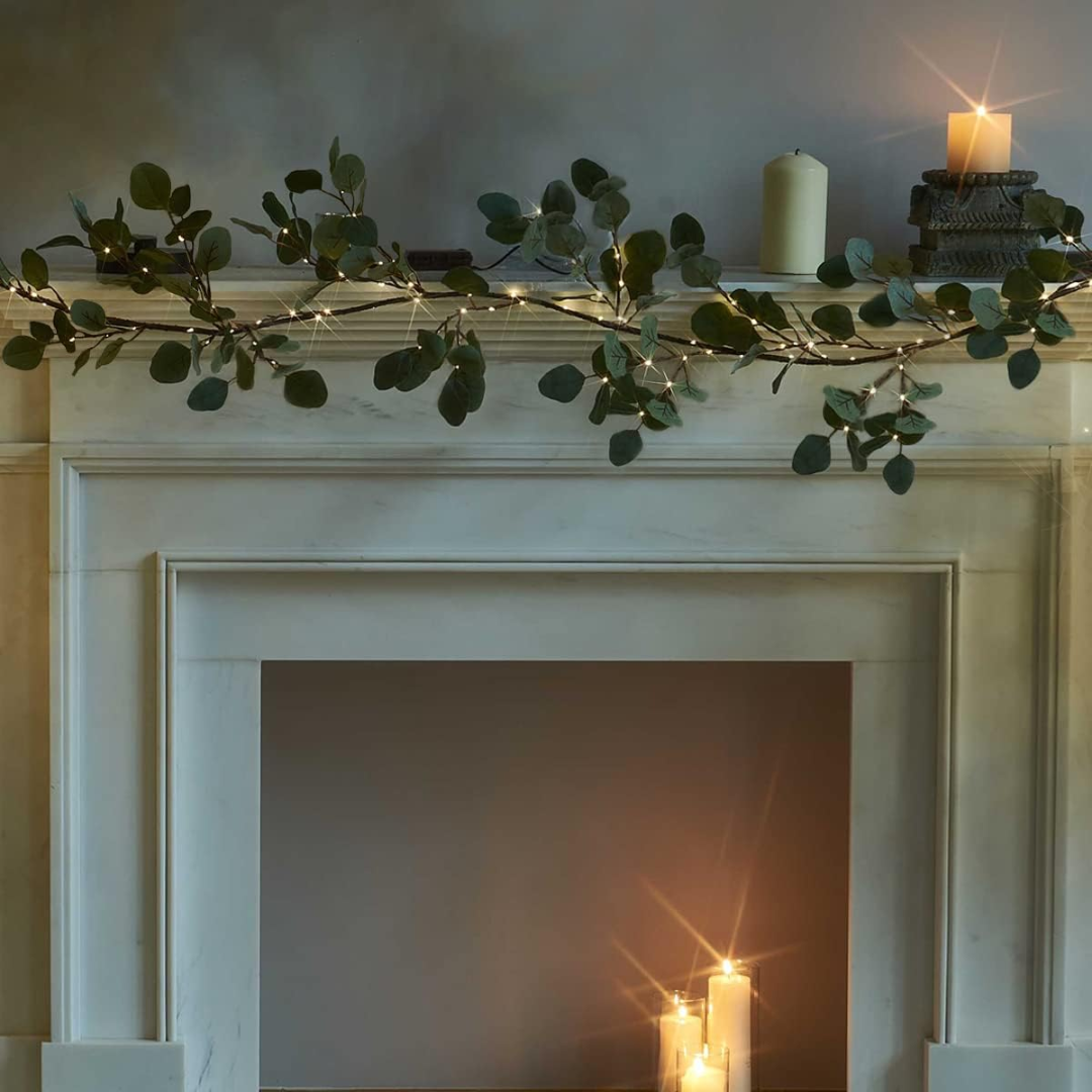 Sparkling Greenery Artificial Branch Decoration - Befez