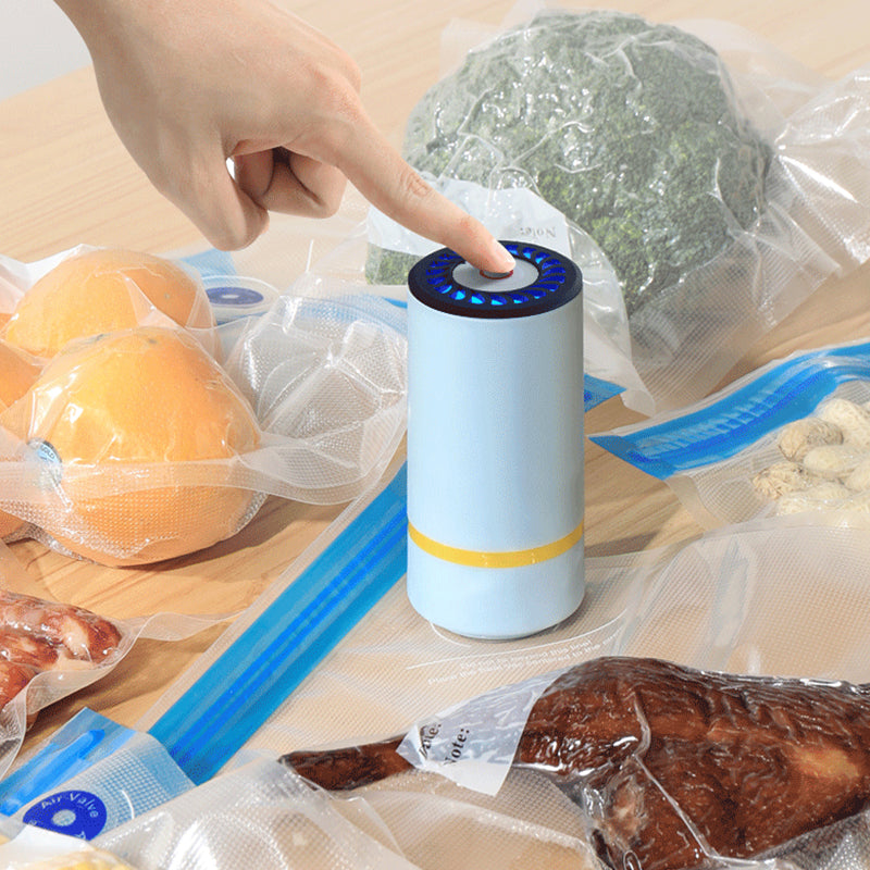 Automatic Food Sealer + Freezer Bags
