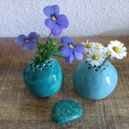 Unique Handmade Stone Vase Table Decor