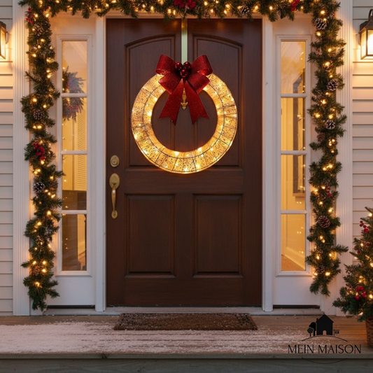 Bright Christmas Wreath for Home Decor - Befez