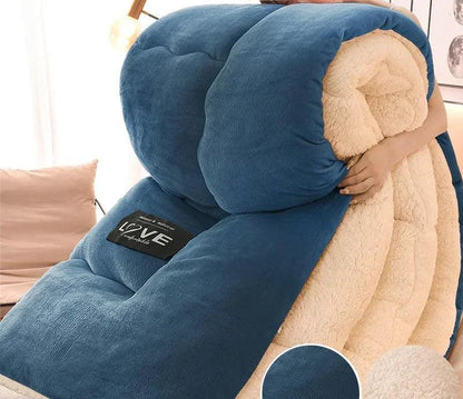 Warm Double Layered Fleece Winter Duvet