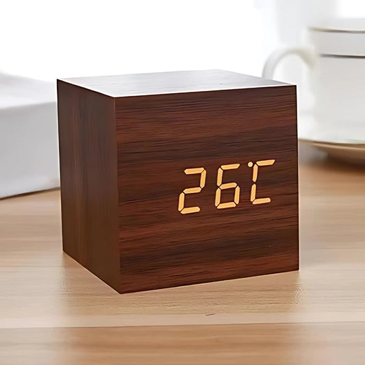 Compact Digital Cube Alarm Clock - Befez