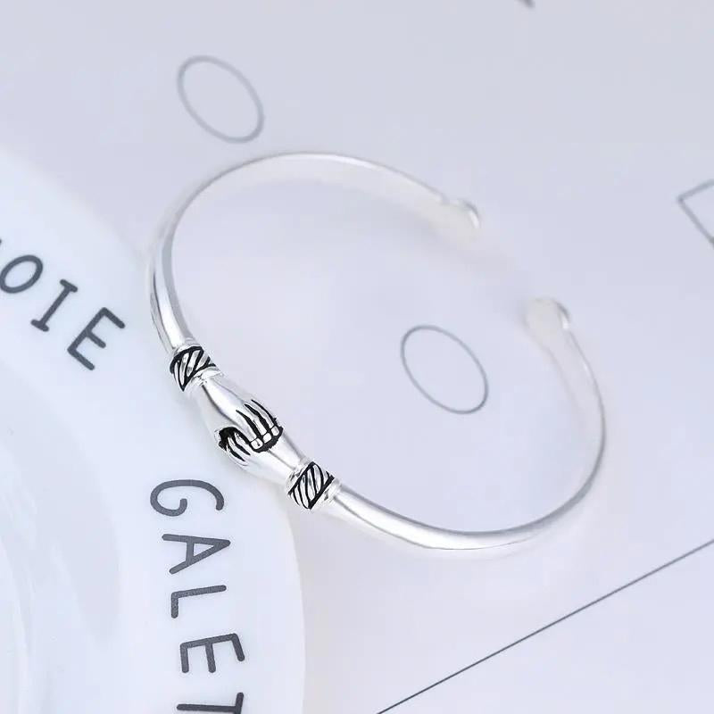 Best Friends Forever Handshake Charm Bracelet
