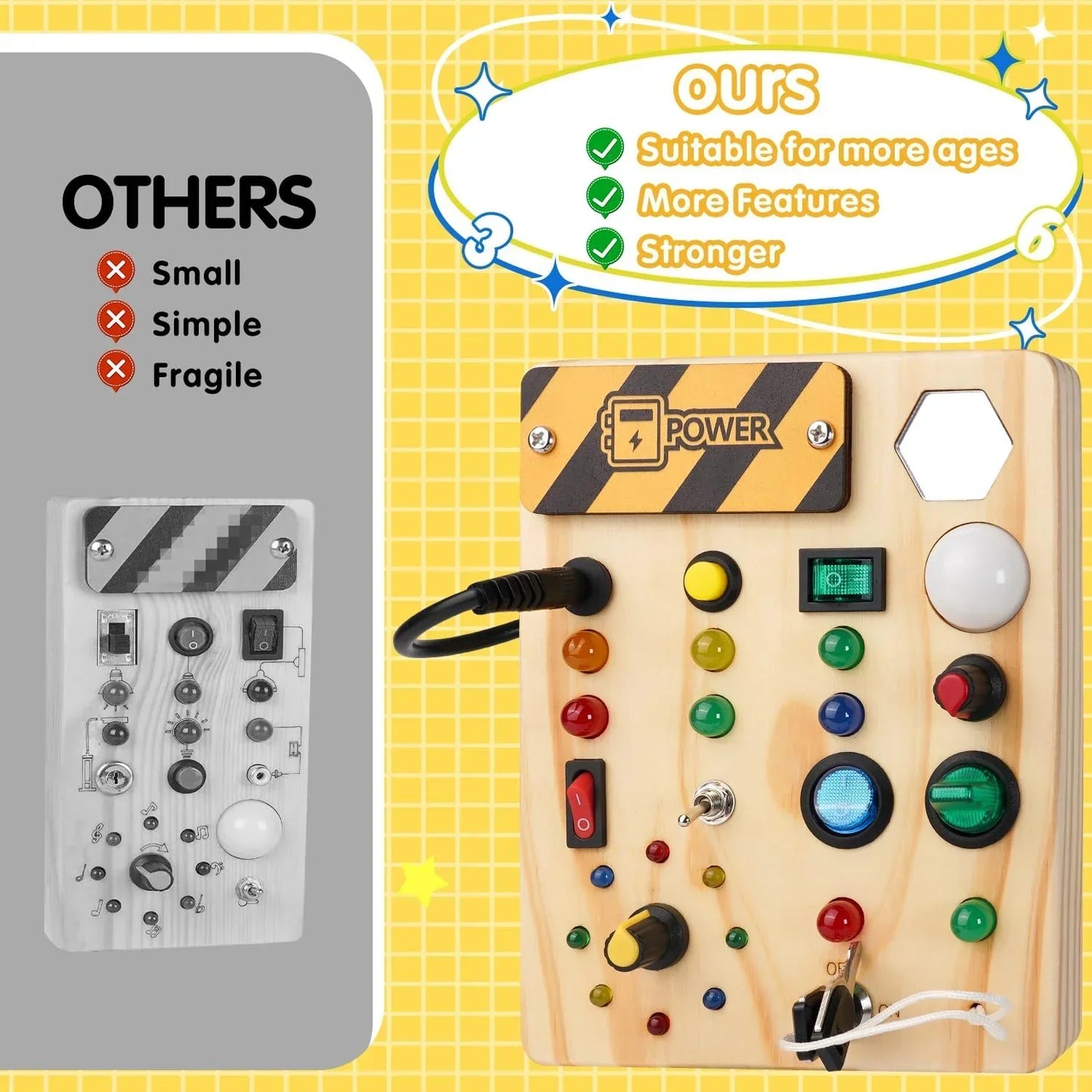 Fun Kids Educational Activity Board