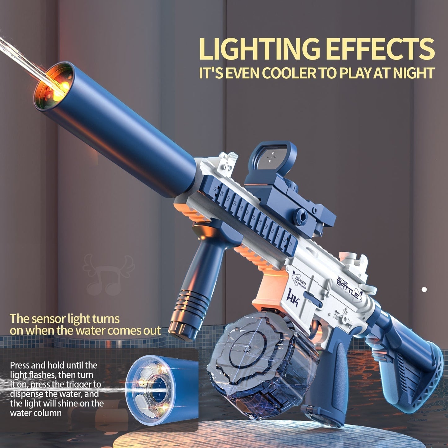 Befez | M416 Water Gun - Compact Edition