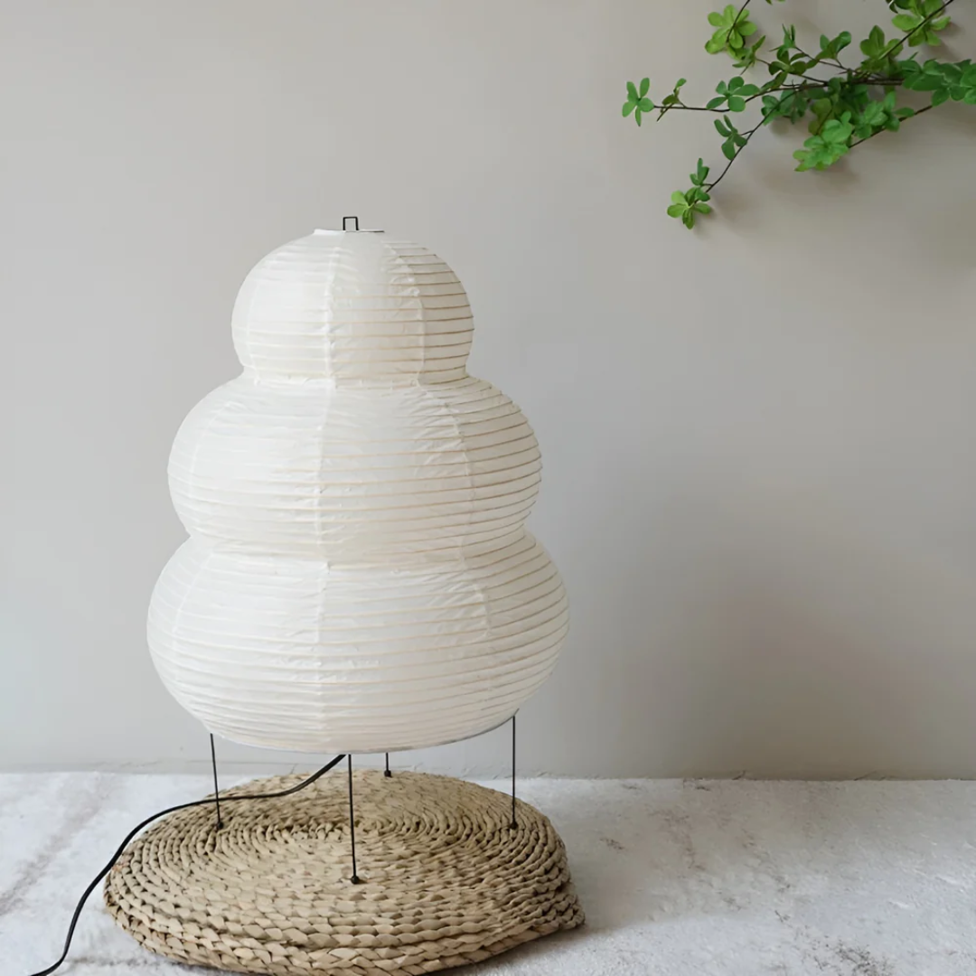 Traditional Asian Paper Floor Light