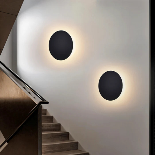 Circular LED Wall Light | Contemporary Home Lighting - Befez