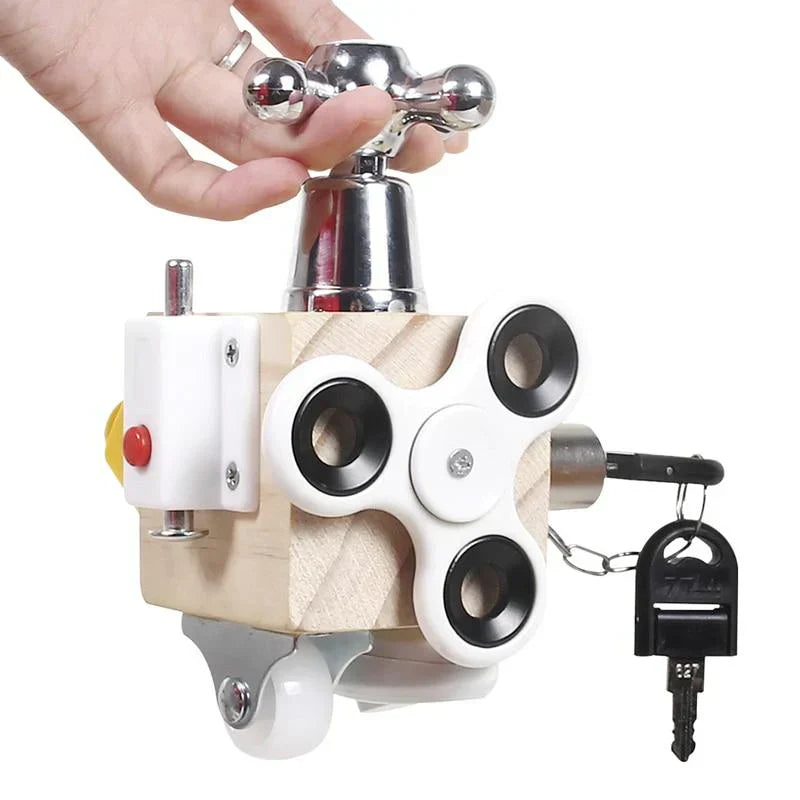 Fun Wooden Sensory Toy Block