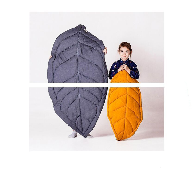 Befez | Infant Playmat - Cute Leaf Design, Plush & Cozy