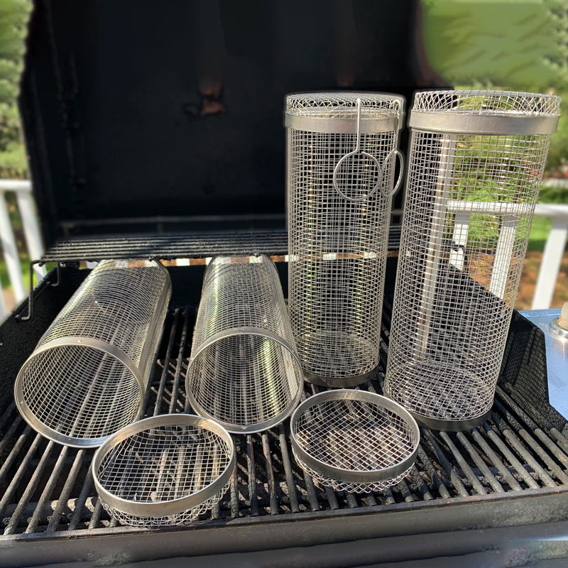 Round BBQ Grill Cooking Basket