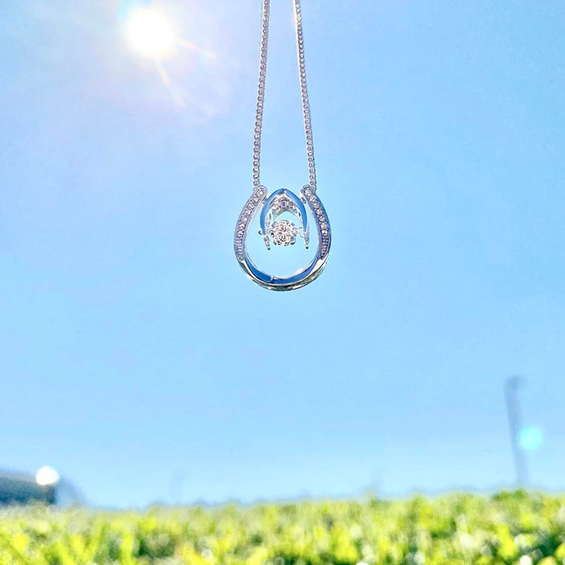 Unique U-Shaped Horse Necklace