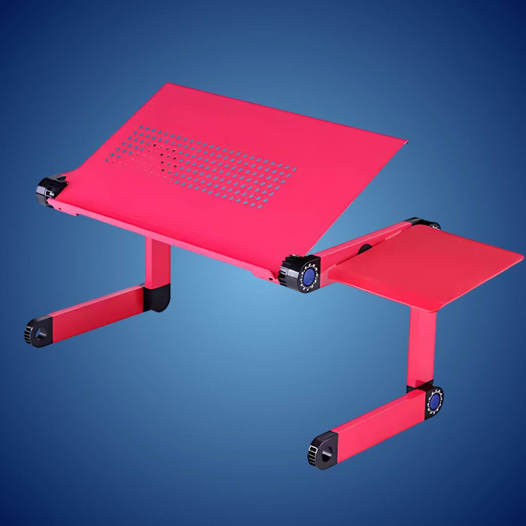 Portable Adjustable Laptop Riser with Cooling Fan