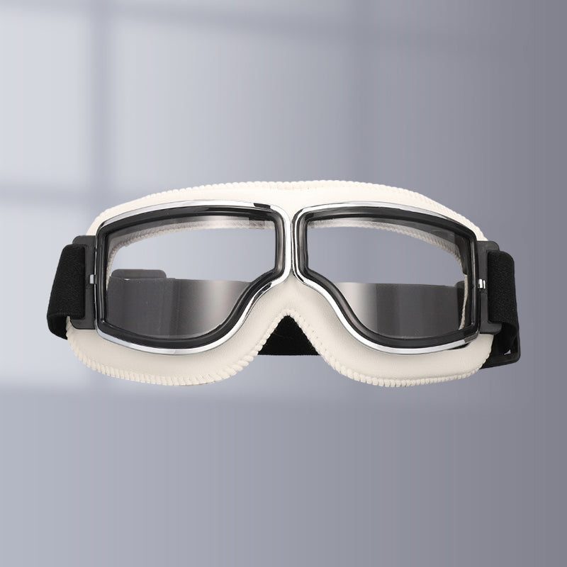 Classic Biker Goggles with Swap Lenses and Cushioning