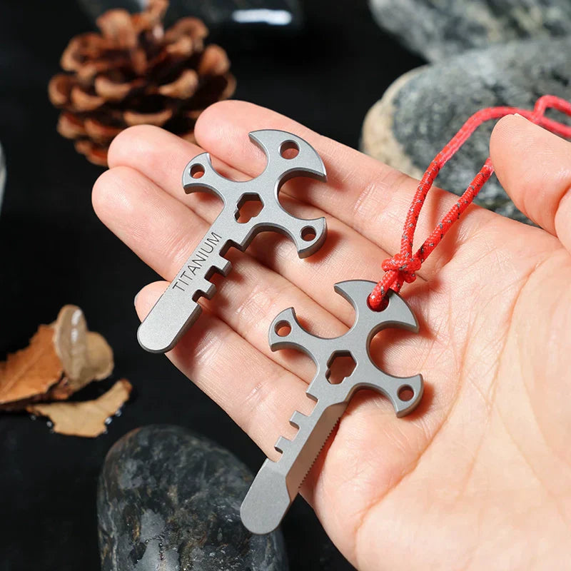 Durable Titanium Multi-Tool Keychain Necklace - Befez