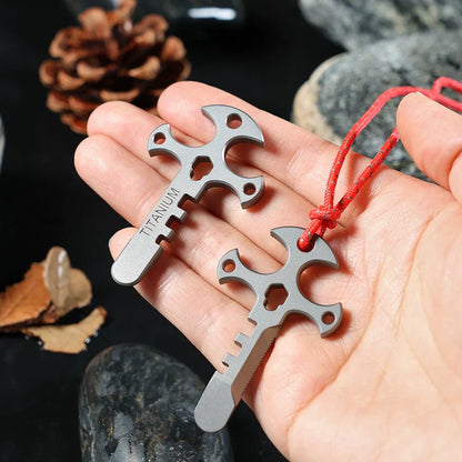 Durable Titanium Multi-Tool Keychain Necklace - Befez