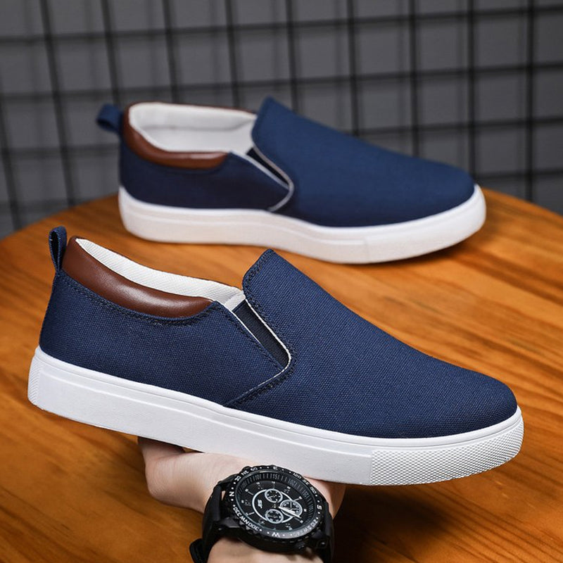 Casual Canvas Mens Slip On Shoes