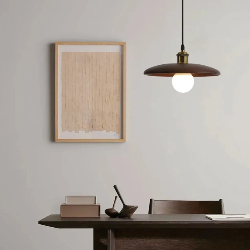 Simple Wooden LED Hanging Light - Befez
