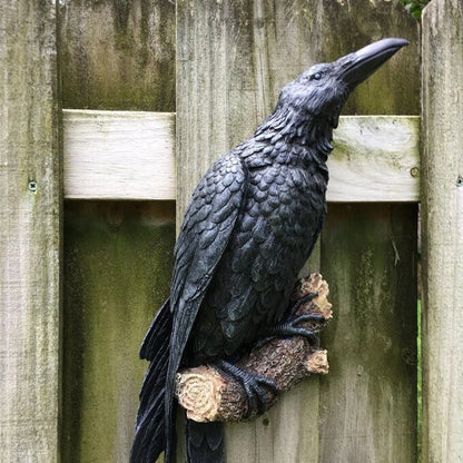 Dark Decorative Bird Figurine
