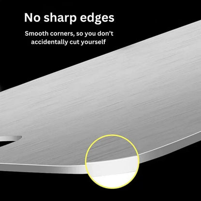 Sanitary Stainless Steel Cutting Board for Clean Kitchen