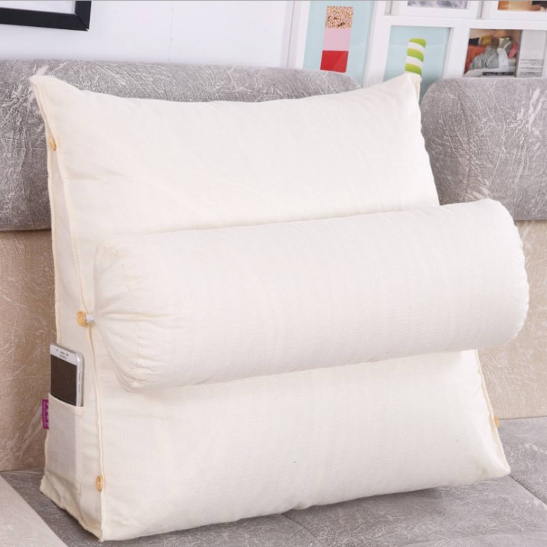 Soft Supportive Reading Pillow for Back Comfort