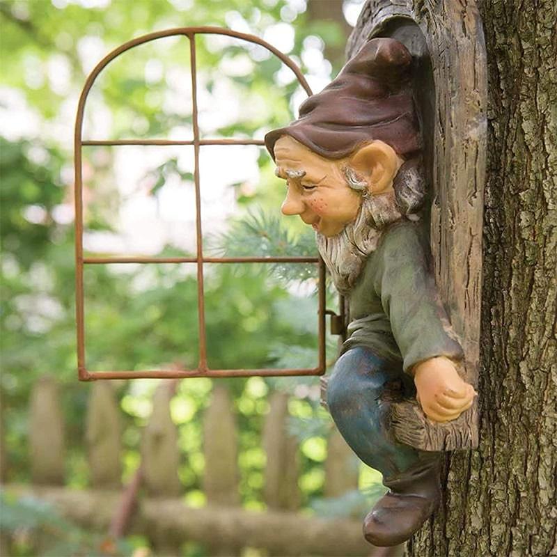 Cute Garden Gnome Figurine Decoration