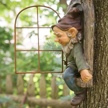 Cute Garden Gnome Figurine Decoration