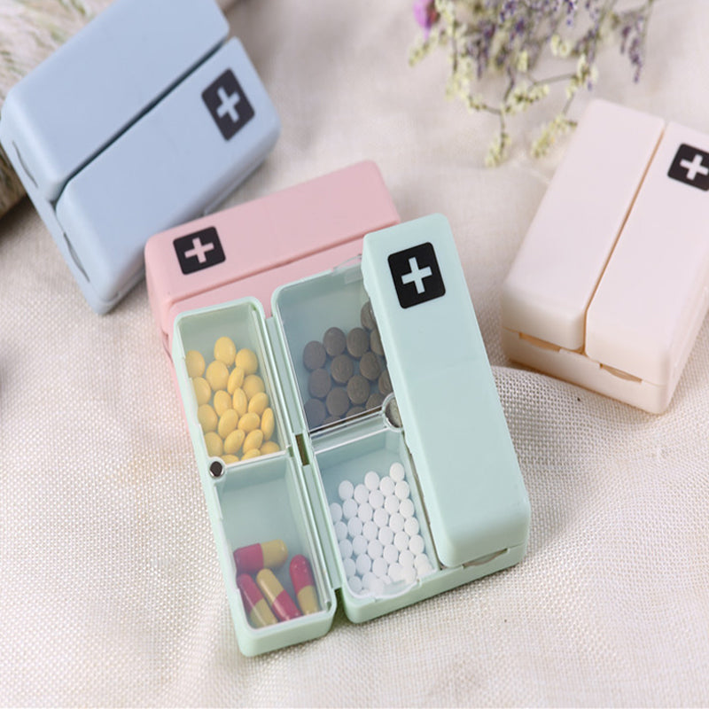 Compact 7 Pocket Pill Box Organizer