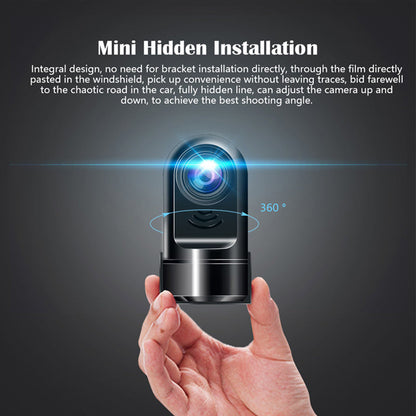 Compact 1080P HD Car Dash Cam with 360 Rotation
