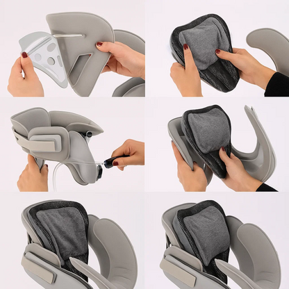 Comfortable Inflatable Neck Support Pillow for Home Office