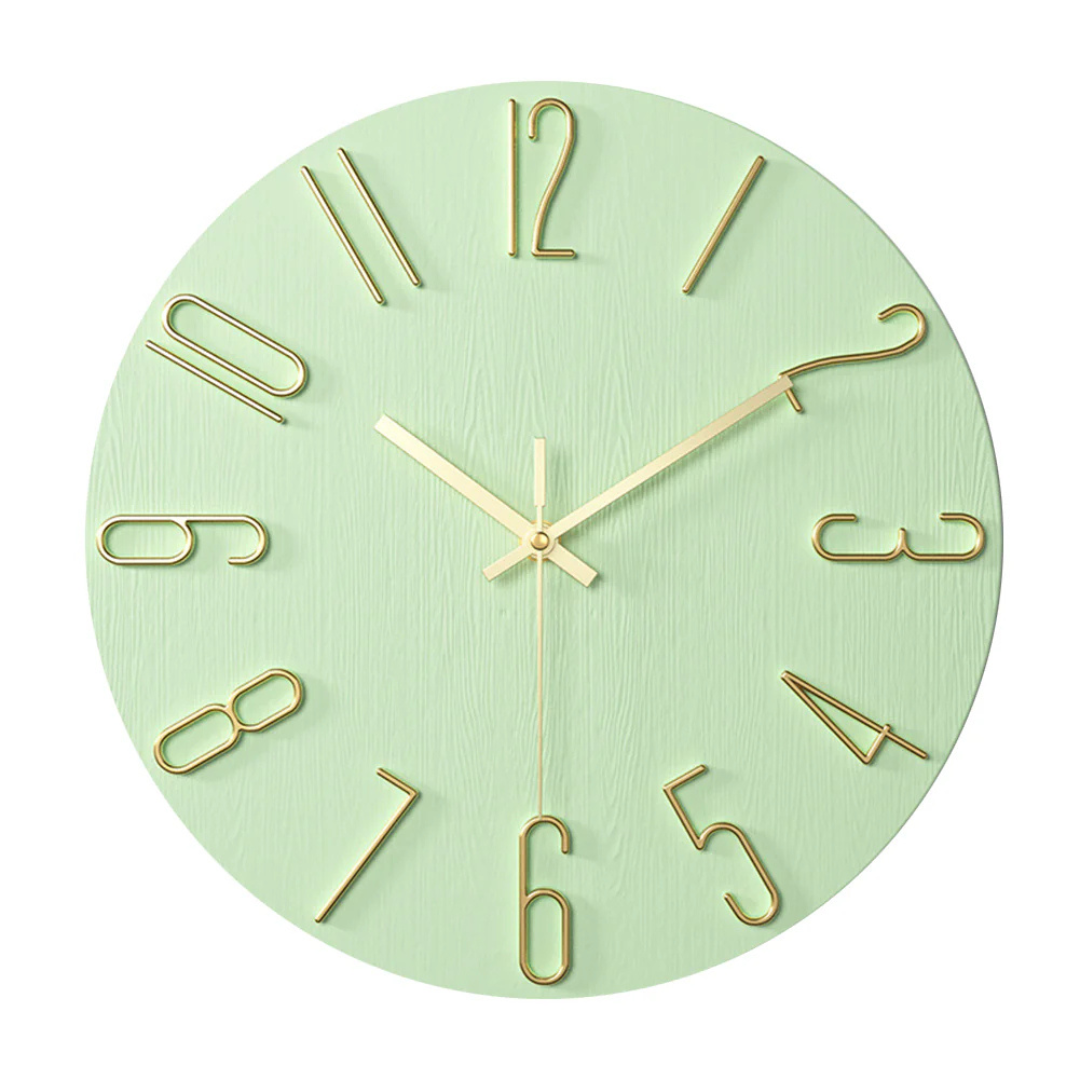 Befez | Sleek Black Silent Clock | 30cm Contemporary Style