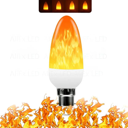 Warm Ambient Flicker Effect Table Lamp