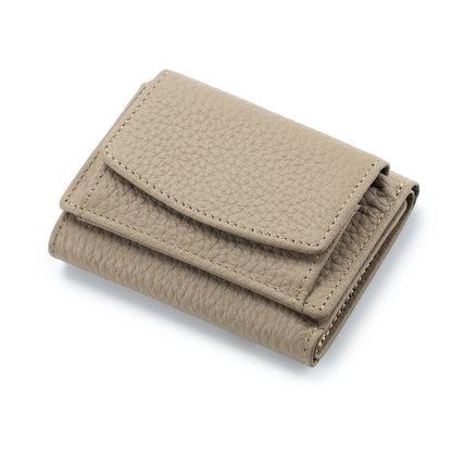 Genuine Leather Slim RFID Wallet