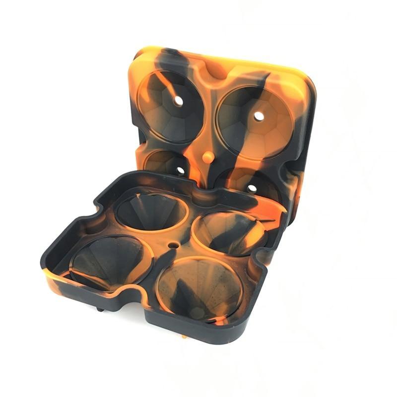 Clear Ice Cube Tray Set of 2