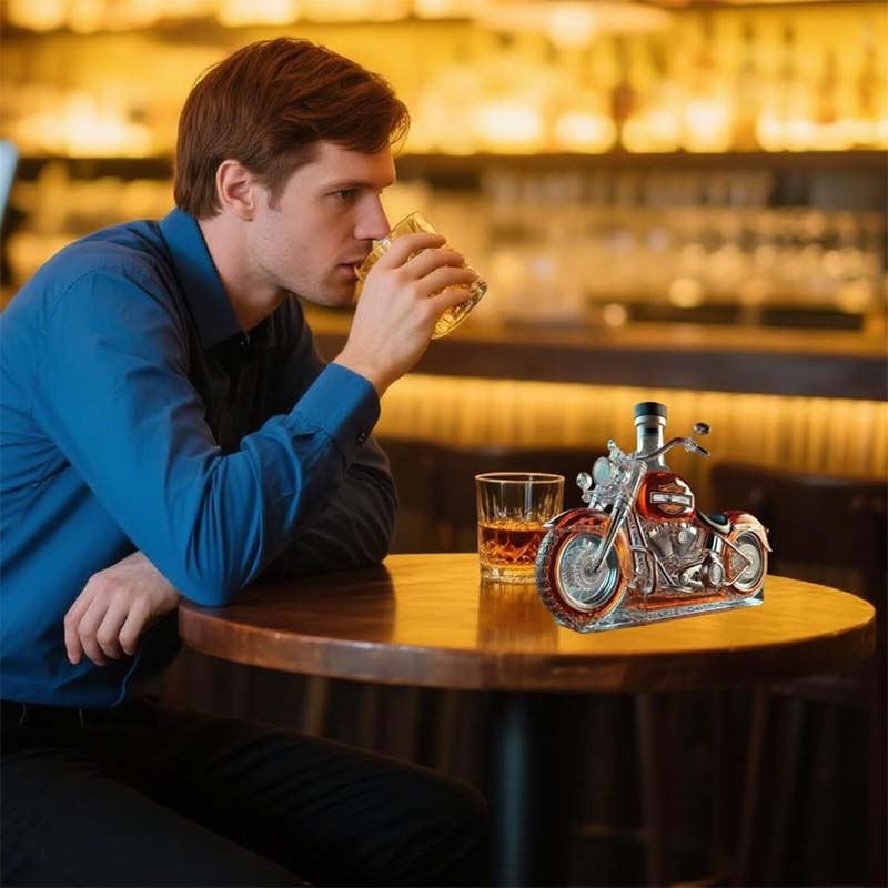 Rare Collectible Harley Davidson Whiskey Decanter