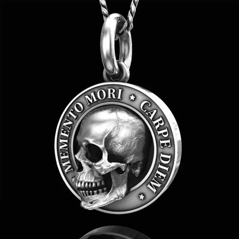 Tough Skull Pendant in Stainless Steel