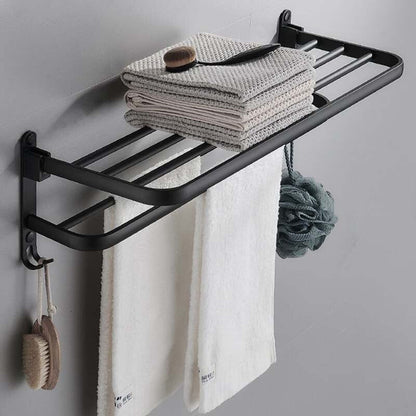 Space Saving Foldable Bathroom Towel Holder