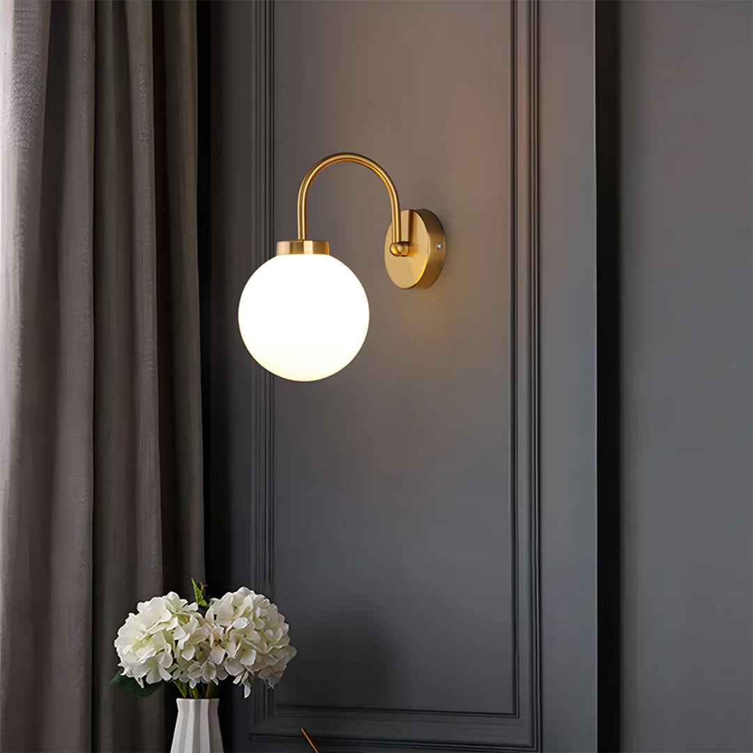 Stylish Glass Ball Table Lamp