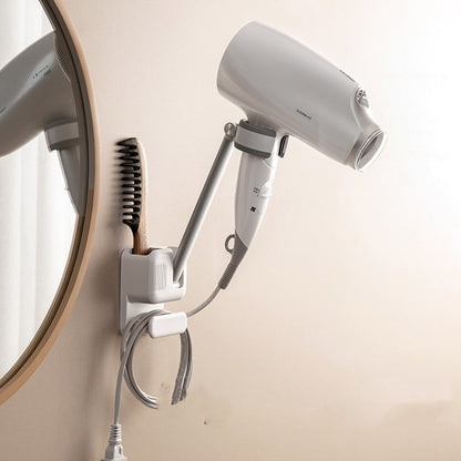 Easy Wall Mount Hair Dryer Holder