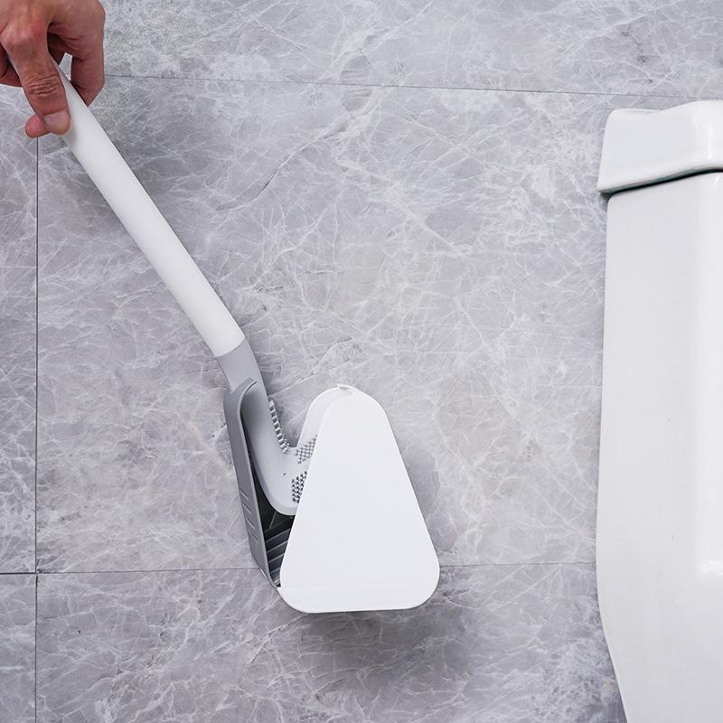 Quick Clean Silicone Toilet Brush