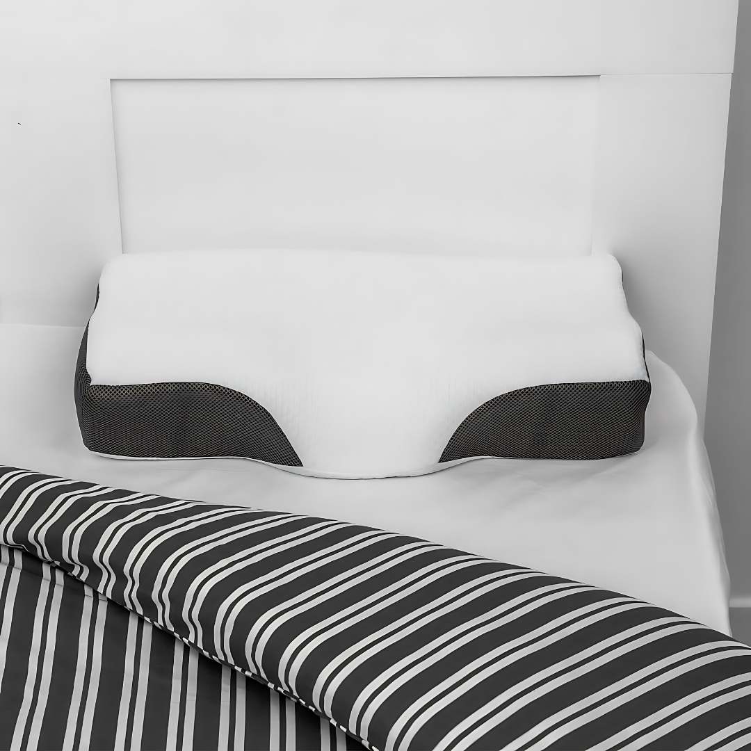 Contour Memory Foam Neck Pillow for Pain Relief Sleep